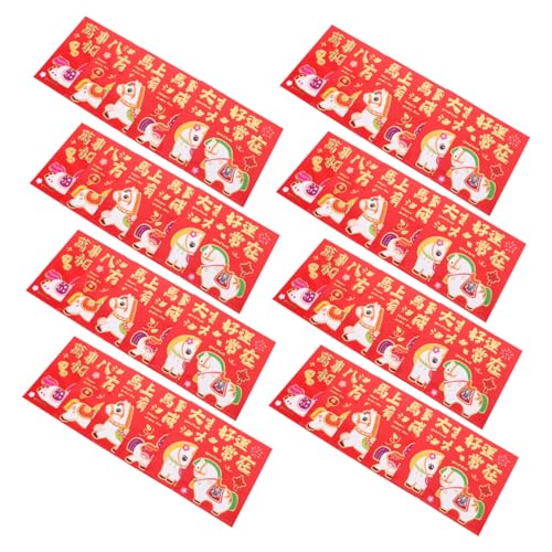 SEWACC 300 Stück Kreative Rote Umschläge Jahr Des Pferdes Lunar Year Hong Bao für Frühlingsfest Hochzeit Abschluss Feier Umschläge aus Langlebig Festlich SEWACC 300 Stück Kreative Rote Umschläge Jahr Des Pferdes Lunar Year Hong Bao für Frühlingsfest Hochzeit Abschluss Feier Umschläge aus Langlebig Festlich von SEWACC