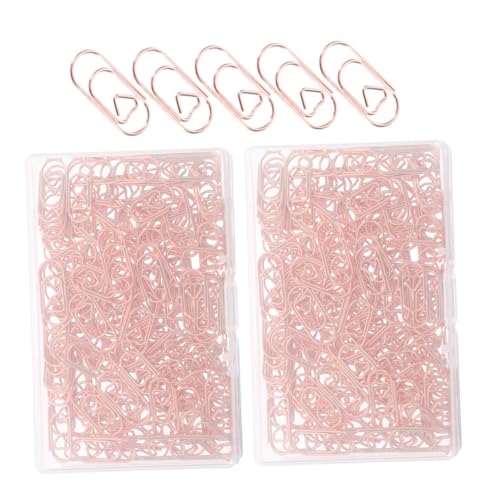 SEWACC 300 Stück Mini Herz Büroklammern Roségold Metall Zarte Papierklammern für Büro Scrapbooking Diy Projekte Zuverlässige Dokumentenfixierung Vielseitig für Notizen und Visitenkarten SEWACC 300 Stück Mini Herz Büroklammern Roségold Metall Zarte Papierklammern für Büro Scrapbooking Diy Projekte Zuverlässige Dokumentenfixierung Vielseitig für Notizen und Visitenkarten von SEWACC