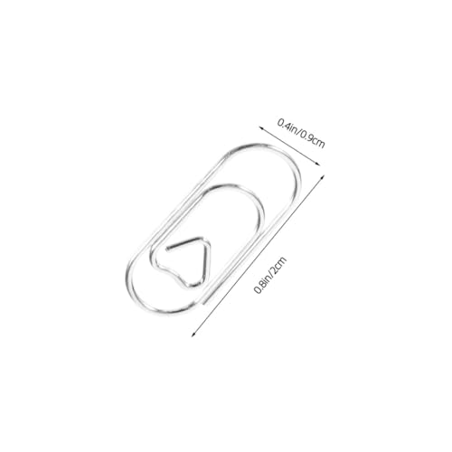 SEWACC 300 Stück Mini Metall-paperclips Silber Stabile Kleine Büroklammern für Papier Lesezeichen und Kabelmanagement Langlebige Büro Schulausstattung Multifunktionale von SEWACC