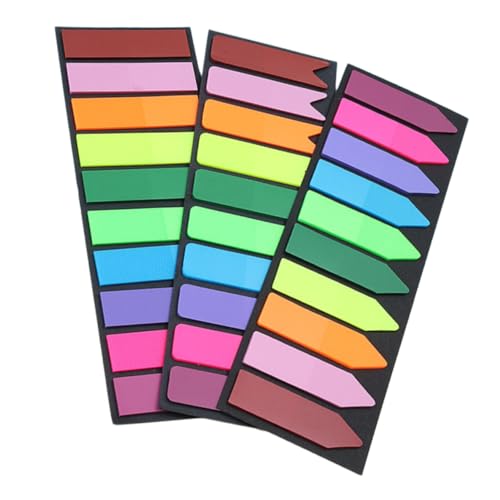 SEWACC 300 Stück Teiliges Selbstklebendes Sticky Flags Wiederverwendbare Transparente Page Marker in Wasserfest und Beschriftbar für Büro Schule und Studium Praktisches SEWACC 300 Stück Teiliges Selbstklebendes Sticky Flags Wiederverwendbare Transparente Page Marker in Wasserfest und Beschriftbar für Büro Schule und Studium Praktisches von SEWACC