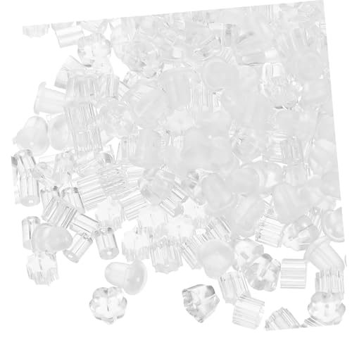 SEWACC 300 Stück Teiliges Transparente Gummi Ohrringverschlüsse für Ohrstecker Rutschfeste Ohrstecker Rücken Hypoallergene Ersatz Ohrringstopper Kompatibel mit Fischhaken und Schweren SEWACC 300 Stück Teiliges Transparente Gummi Ohrringverschlüsse für Ohrstecker Rutschfeste Ohrstecker Rücken Hypoallergene Ersatz Ohrringstopper Kompatibel mit Fischhaken und Schweren von SEWACC