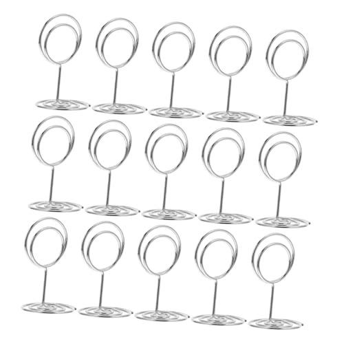 SEWACC 31 Stück Teiliges Tischkartenhalter aus Metall Elegante Platzkartenhalter für Hochzeiten Partys und Events Moderner Fotohalter für Menüs Bilder und Memo Notizen Silber SEWACC 31 Stück Teiliges Tischkartenhalter aus Metall Elegante Platzkartenhalter für Hochzeiten Partys und Events Moderner Fotohalter für Menüs Bilder und Memo Notizen Silber von SEWACC