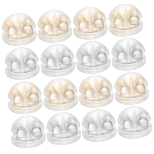 SEWACC 32 Stück Teiliges Silikon Ohrring verschluss für Damen Sicherer Locking Earring Back Langlebig Weich Kompatibel mit Ohrsteckern zum Ersetzen Reparieren und Selbermachen von von SEWACC