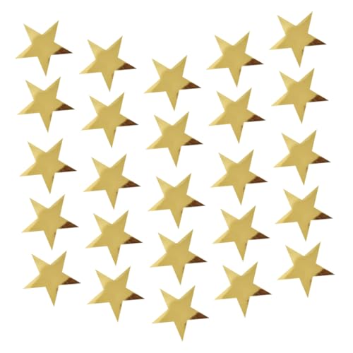 SEWACC 35 Stück Teiliges Papierstern Deko Goldene Beschreibbare Stern Cutouts Vielseitige Party und Hochzeitsdeko Leichte Wand und Tischdekoration Romantisches Festival Accessoire von SEWACC