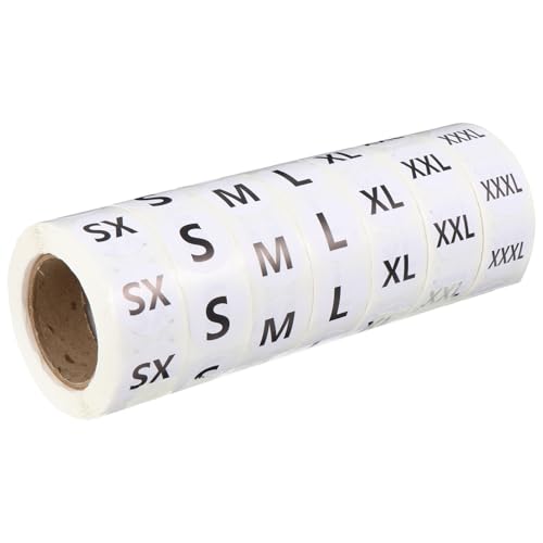 SEWACC 3500 Stück Runde Selbstklebende Größenetiketten für Kleidung Xs xxxl Praktische Aufkleber zur Einfachen Größenkennzeichnung Kleidungsschonender Klebstoff Vielseitig Shirts Schuhe SEWACC 3500 Stück Runde Selbstklebende Größenetiketten für Kleidung Xs xxxl Praktische Aufkleber zur Einfachen Größenkennzeichnung Kleidungsschonender Klebstoff Vielseitig Shirts Schuhe von SEWACC