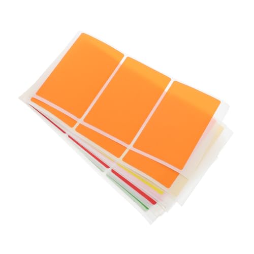 SEWACC 36 Blatt Selbstklebende Textiletiketten Farben Große Stoffaufkleber Handbeschreibbar Namensetiketten für Kleidung Material und Warenkennzeichnung Praktisch Langlebig von SEWACC