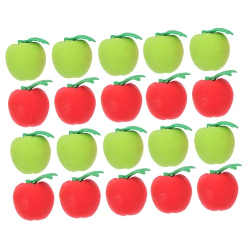 SEWACC 36 Stück Obst Radierer für Realistische Rote und Grüne Äpfel für Mathe Schulbedarf und Lehrerpreise Belohnung für Schüler und Party SEWACC 36 Stück Obst Radierer für Realistische Rote und Grüne Äpfel für Mathe Schulbedarf und Lehrerpreise Belohnung für Schüler und Party von SEWACC