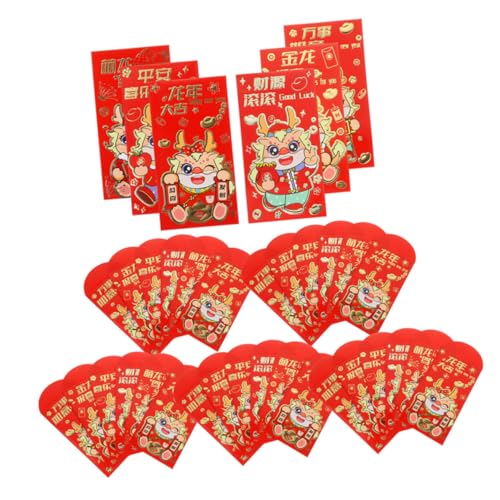 SEWACC 36 Stück Teiliges Große Rote Umschläge mit Drachenmotiv Traditionelle Lunar Year Envelopes für Frühlingsfest Chinesisches Neujahr Vielseitig für Geldgeschenke Schmuck Karten SEWACC 36 Stück Teiliges Große Rote Umschläge mit Drachenmotiv Traditionelle Lunar Year Envelopes für Frühlingsfest Chinesisches Neujahr Vielseitig für Geldgeschenke Schmuck Karten von SEWACC