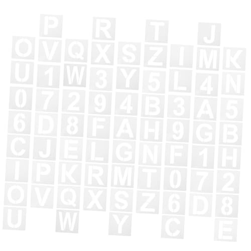 SEWACC 36 Stück Teiliges Schablonen Buchstaben und Zahlen Wiederverwendbar Waschbar Glatte Oberfläche Malwerkzeug für Zeichnen und Basteln Wand und Flachen Oberflächen SEWACC 36 Stück Teiliges Schablonen Buchstaben und Zahlen Wiederverwendbar Waschbar Glatte Oberfläche Malwerkzeug für Zeichnen und Basteln Wand und Flachen Oberflächen von SEWACC