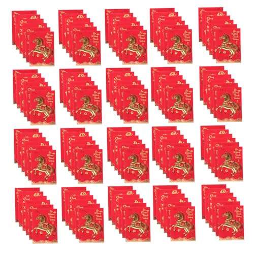 SEWACC 360 Stück Vietnamesische Rote Umschläge Jahr Des Pferdes Kreative Hong Bao Geldgeschenkumschläge für Lunar Neujahr Hochzeit Festliche Geldbeutel mit Vietnamesischer Beschriftung von SEWACC
