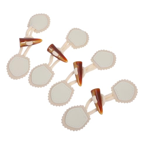SEWACC 4 Paare Horn Knebelknöpfe Snap Button Verschlüsse für DIY Projekte Strap Connector Knöpfe Snap Fastener für Lederbänder Langlebige Resin Toggle Buttons für Jacken und Accessoires SEWACC 4 Paare Horn Knebelknöpfe Snap Button Verschlüsse für DIY Projekte Strap Connector Knöpfe Snap Fastener für Lederbänder Langlebige Resin Toggle Buttons für Jacken und Accessoires von SEWACC
