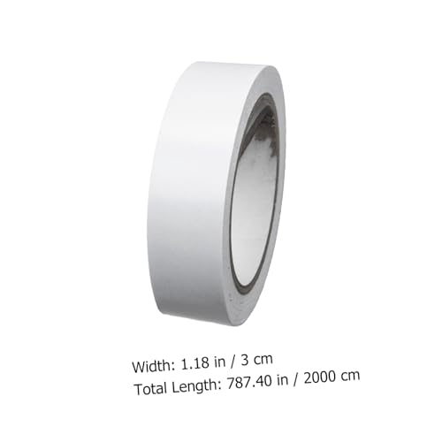 SEWACC 4 Rollen Doppelseitiges Klebeband Weiß Stark Selbstklebend Für Büro Basteln DIY Scrapbooking Leicht Abziehbar Rückstandsfrei SEWACC 4 Rollen Doppelseitiges Klebeband Weiß Stark Selbstklebend Für Büro Basteln DIY Scrapbooking Leicht Abziehbar Rückstandsfrei von SEWACC