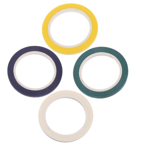 SEWACC 4 Rollen Farbiges Papier klebeband Selbstklebend Handreißbar Feine Streifen Vielseitig für DIY Scrapbook Whiteboard Schule Büro Langlebig und Praktisch für Bastel SEWACC 4 Rollen Farbiges Papier klebeband Selbstklebend Handreißbar Feine Streifen Vielseitig für DIY Scrapbook Whiteboard Schule Büro Langlebig und Praktisch für Bastel von SEWACC