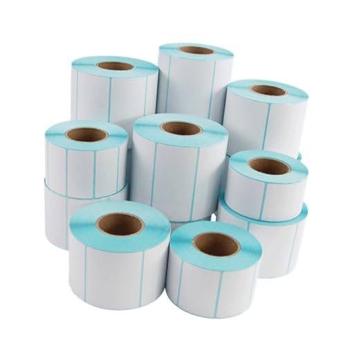SEWACC 4 Rollen Selbstklebende Haftetiketten Barcode aufkleber für Büro Shop Versandadressetiketten Vielseitig Bedruckbar File Folder Labels SEWACC 4 Rollen Selbstklebende Haftetiketten Barcode aufkleber für Büro Shop Versandadressetiketten Vielseitig Bedruckbar File Folder Labels von SEWACC