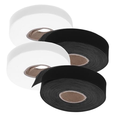 SEWACC 4 Rollen Vorhang Nahtband Breit Twill Schrägband für Gardinen Kantenverzierung Einfache Montage Strapazierfähiges Dekoratives Band für Saum und Stoffreparatur für DIY von SEWACC