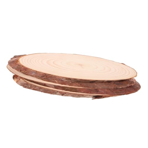 SEWACC 4 STÜCKE Oval Naturbelassene Holzscheiben Breit Lang Abgeschrägte Kanten für Präzises Holz Kunsthandwerk Robuste DIY holzstücke für Hochzeit Weihnachten Kreative Dekoration SEWACC 4 STÜCKE Oval Naturbelassene Holzscheiben Breit Lang Abgeschrägte Kanten für Präzises Holz Kunsthandwerk Robuste DIY holzstücke für Hochzeit Weihnachten Kreative Dekoration von SEWACC