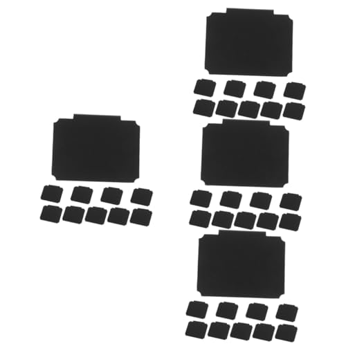 SEWACC 4 Sätze Teiliges Abnehmbare Etikettenhalter Clips Für Aufbewahrungskörbe Wiederbeschreibbare Preisschilder Clips Pvc Etikettenhalter Für Küchen Büro Und 10 Stück * 4 von SEWACC