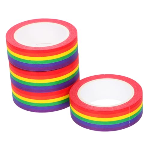 SEWACC 4 Stück Dekoratives Klebeband für Lgbtq Bastelprojekte und Partybedarf Kreative Materialien für Gender Inclusive Kunstaktionen von SEWACC