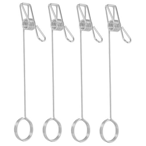 SEWACC 4 Stück Doppelköpfige Haftnotizenkartenhalter Display-clip-halter Schildhalterklemme Fotohalterclip Tischnummer Steht Halteklammer Schildhalter Speisekartenhalter Eisen Silver SEWACC 4 Stück Doppelköpfige Haftnotizenkartenhalter Display-clip-halter Schildhalterklemme Fotohalterclip Tischnummer Steht Halteklammer Schildhalter Speisekartenhalter Eisen Silver von SEWACC