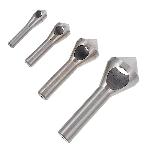 SEWACC 4 Stück Hochgeschwindigkeitsstahl Chamfer Entgratung Werkzeug Set Teiliges Chamfering Werkzeug für Präzise Entgratungen Einfach zu Bedienen für DIY und Bauprojekte SEWACC 4 Stück Hochgeschwindigkeitsstahl Chamfer Entgratung Werkzeug Set Teiliges Chamfering Werkzeug für Präzise Entgratungen Einfach zu Bedienen für DIY und Bauprojekte von SEWACC