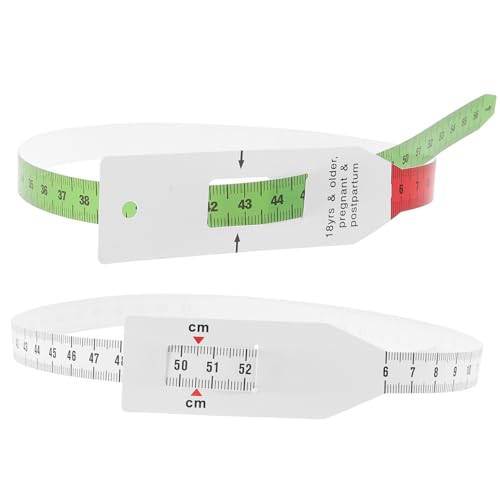 SEWACC 4 Stück Kopfumfang Messbänder Maßband Für Maßband Für Umfangsmessung Taillenmaßband Messwerkzeug Maßband Taillenumfang Maßband Für Arm von SEWACC
