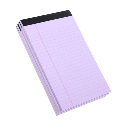 SEWACC 4 Stück Liniertes Notizbuch Tragbares Abreißbares Memo Pad für Büro Schule Zuhause für To Do Listen Notizen und Erinnerungen von SEWACC