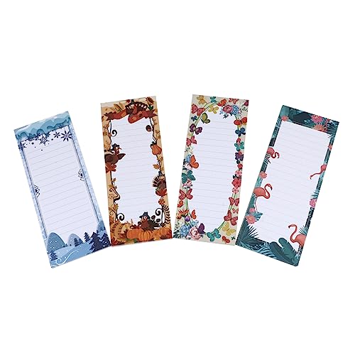 SEWACC 4 Stück Magnet klebrige Noten kühlschrankorginizer kühlschrankmagnete merkzettel kühlschrank magnete notepad the notebook Notizen Memo-Notizblöcke Nachricht Notizblöcke magnetisch SEWACC 4 Stück Magnet klebrige Noten kühlschrankorginizer kühlschrankmagnete merkzettel kühlschrank magnete notepad the notebook Notizen Memo-Notizblöcke Nachricht Notizblöcke magnetisch von SEWACC