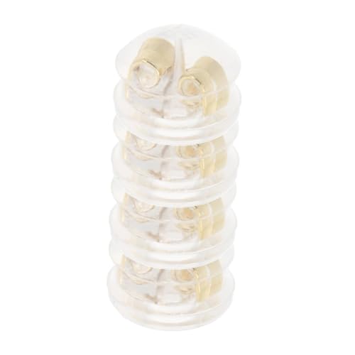 SEWACC 4 Stück Ohrring-zubehör Frauen Ohrring Zurück Ohrstecker Für Ohrringe Piercing Ohrstecker Zurück Ersatzohrring Zurück Weiche Ohrringrückseiten Ohrringe Zubehör Golden Kupfer SEWACC 4 Stück Ohrring-zubehör Frauen Ohrring Zurück Ohrstecker Für Ohrringe Piercing Ohrstecker Zurück Ersatzohrring Zurück Weiche Ohrringrückseiten Ohrringe Zubehör Golden Kupfer von SEWACC