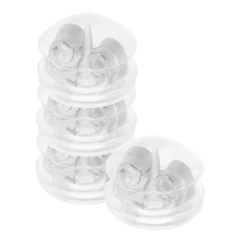 SEWACC 4 Stück Ohrring-zubehör Ohrstecker Für Ohrringe Ohrringpfosten-rückseiten Schmuckzubehör Und Zubehör Ohrringträger Für Stecker Ohrring-stützrücken Ohrschutz Silver Kieselgel SEWACC 4 Stück Ohrring-zubehör Ohrstecker Für Ohrringe Ohrringpfosten-rückseiten Schmuckzubehör Und Zubehör Ohrringträger Für Stecker Ohrring-stützrücken Ohrschutz Silver Kieselgel von SEWACC