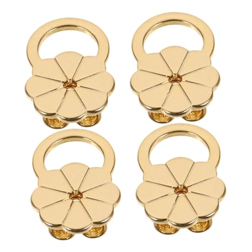 SEWACC 4 Stück Ohrstecker Verschluss Gold Platten Ohrstopper mit Blütenform Verstellbar für Schwere Ohrringe Sicherer Halt Elegantes Zubehör für Ohrloch SEWACC 4 Stück Ohrstecker Verschluss Gold Platten Ohrstopper mit Blütenform Verstellbar für Schwere Ohrringe Sicherer Halt Elegantes Zubehör für Ohrloch von SEWACC
