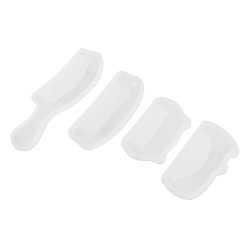 SEWACC 4 Stück Silikonform für Harz Haarkamm Gießform Kompatibel mit Epoxidharz Uv Transparente Flexible Form für DIY Schmuck und Handwerk Einfache Entnahme Langlebig Vielseitig SEWACC 4 Stück Silikonform für Harz Haarkamm Gießform Kompatibel mit Epoxidharz Uv Transparente Flexible Form für DIY Schmuck und Handwerk Einfache Entnahme Langlebig Vielseitig von SEWACC