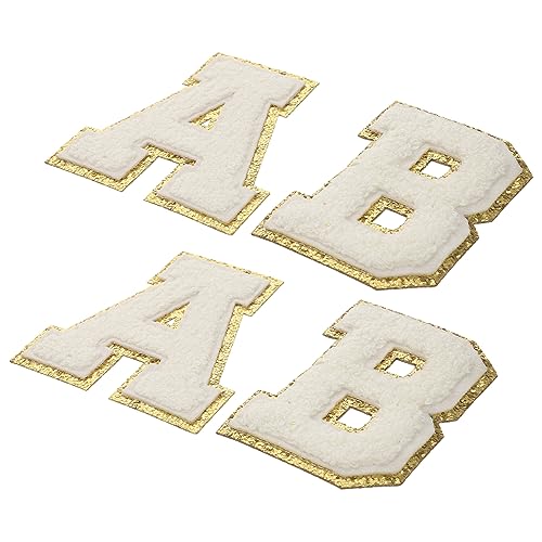 SEWACC 4 Stück Teiliges Bunte Buchstaben Aufnäher zum Aufbügeln Bestickte Stoffpatches für Kleidung Jeans Rucksäcke DIY Basteln Langlebig und Vielseitig Einsetzbar SEWACC 4 Stück Teiliges Bunte Buchstaben Aufnäher zum Aufbügeln Bestickte Stoffpatches für Kleidung Jeans Rucksäcke DIY Basteln Langlebig und Vielseitig Einsetzbar von SEWACC