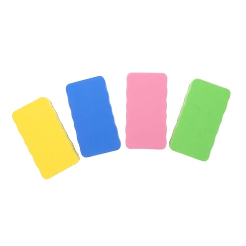 SEWACC 4 Stück Teiliges Bunte Whiteboard Radiergummis aus Eva Magnetischer Tafelwischer für Classroom Büro Zuhause Robuste Abwaschbare Tafelreiniger Grün Gelb und Blau SEWACC 4 Stück Teiliges Bunte Whiteboard Radiergummis aus Eva Magnetischer Tafelwischer für Classroom Büro Zuhause Robuste Abwaschbare Tafelreiniger Grün Gelb und Blau von SEWACC
