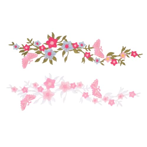 SEWACC 4 Stück Teiliges Gestickter Blumenstoff Patches zum Aufbügeln Langlebige Kleidungspatches in Leuchtenden Farben Geeignet zur Verschönerung und Reparatur von Jacken Taschen und SEWACC 4 Stück Teiliges Gestickter Blumenstoff Patches zum Aufbügeln Langlebige Kleidungspatches in Leuchtenden Farben Geeignet zur Verschönerung und Reparatur von Jacken Taschen und von SEWACC