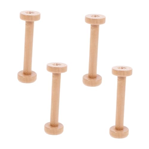 SEWACC 4 Stück Teiliges Große Holzspulen für Garn und Band Naturbelassen Leicht und Handlich zum Schnellen Aufwickeln von Faden Geeignet für DIY näharbeiten und Bastelprojekte SEWACC 4 Stück Teiliges Große Holzspulen für Garn und Band Naturbelassen Leicht und Handlich zum Schnellen Aufwickeln von Faden Geeignet für DIY näharbeiten und Bastelprojekte von SEWACC