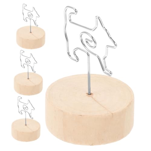 SEWACC 4 Stück Teiliges Metall Tier Memo Clip Ständer Stabile Tischkartenhalter für Fotos und Nummern Leicht Dekorativ für Hochzeit Büro und Party SEWACC 4 Stück Teiliges Metall Tier Memo Clip Ständer Stabile Tischkartenhalter für Fotos und Nummern Leicht Dekorativ für Hochzeit Büro und Party von SEWACC