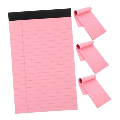 SEWACC 4 Stück Teiliges Notizblock mit Linierten Abreißbares Tragbares Schreibblock in Rosa für Schule Büro und Zuhause Handliches Format Praktisches Memo Notizbuch SEWACC 4 Stück Teiliges Notizblock mit Linierten Abreißbares Tragbares Schreibblock in Rosa für Schule Büro und Zuhause Handliches Format Praktisches Memo Notizbuch von SEWACC