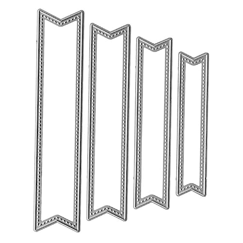 SEWACC 4 Stück Teiliges Prägeschablonen aus Metall Langlebige Stanzformen für Scrapbooking DIY Kartenherstellung Kreative Bastelvorlagen für Papierkunst und Geschenkdekoration SEWACC 4 Stück Teiliges Prägeschablonen aus Metall Langlebige Stanzformen für Scrapbooking DIY Kartenherstellung Kreative Bastelvorlagen für Papierkunst und Geschenkdekoration von SEWACC