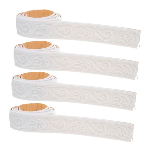 SEWACC 4 Stück Teiliges Selbstklebendes Wanddekor mit Flexibler Fußleiste für Fensterrahmen und Spiegel Vielseitige Wandverkleidung für Elegante Inneneinrichtung SEWACC 4 Stück Teiliges Selbstklebendes Wanddekor mit Flexibler Fußleiste für Fensterrahmen und Spiegel Vielseitige Wandverkleidung für Elegante Inneneinrichtung von SEWACC