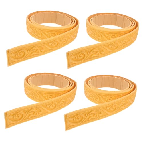 SEWACC 4 Stück Teiliges Selbstklebendes Wandverkleidung Trim für Türrahmen Decken und Sockelleisten Flexible Bordüre Eleganter Goldfarbe für Vielfältige Dekoration SEWACC 4 Stück Teiliges Selbstklebendes Wandverkleidung Trim für Türrahmen Decken und Sockelleisten Flexible Bordüre Eleganter Goldfarbe für Vielfältige Dekoration von SEWACC