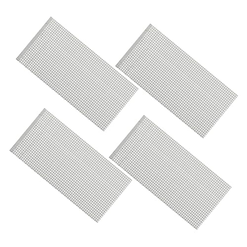 SEWACC 4 Stück Teiliges Silbernes Pet Lametta Vorhang Langlebige Fringe Backdrop Gardinen für Party Dekoration Geburtstag Hochzeit Bühnenhintergrund von SEWACC