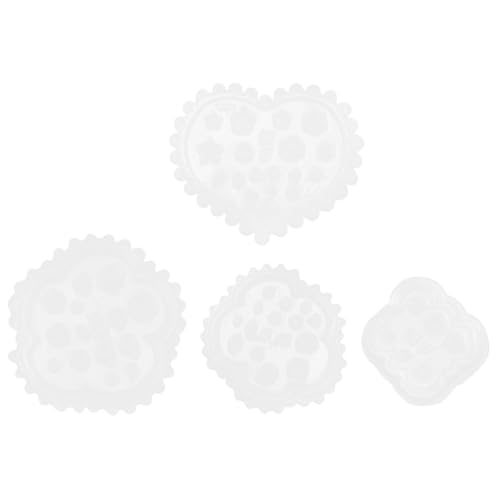 SEWACC 4 Stück Teiliges Silikonform für Epoxidharz Gießformen Kreative Herz Blumenmotive Langlebig Antihaftbeschichtet für DIY Nageldesign und Nagelkünstler Anwendungen SEWACC 4 Stück Teiliges Silikonform für Epoxidharz Gießformen Kreative Herz Blumenmotive Langlebig Antihaftbeschichtet für DIY Nageldesign und Nagelkünstler Anwendungen von SEWACC