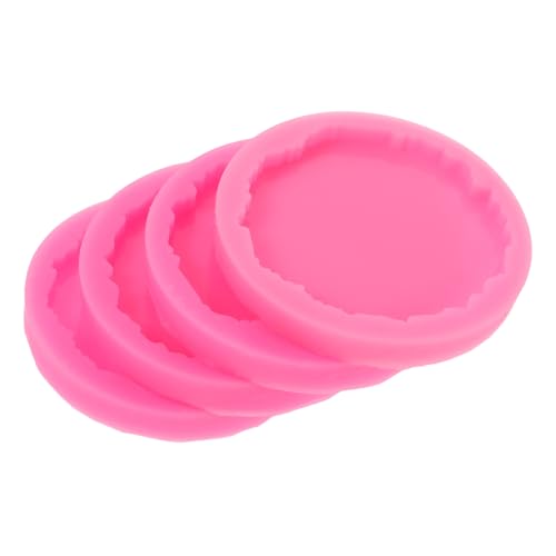 SEWACC 4 Stück Teiliges Silikonformen für Runde Unregelmäßige Untersetzer in Rosa Langlebig und Wiederverwendbar Einfaches DIY für Epoxidharz-gießprojekte für Individuelle Bastelarbeiten SEWACC 4 Stück Teiliges Silikonformen für Runde Unregelmäßige Untersetzer in Rosa Langlebig und Wiederverwendbar Einfaches DIY für Epoxidharz-gießprojekte für Individuelle Bastelarbeiten von SEWACC