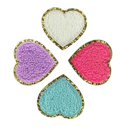 SEWACC 4 Stück Teiliges Süße Herz patches Polyester Aufnäher zum Aufbügeln und Aufnähen Multifunktionale Kleidung Jacken Rucksack patches Farblich Sortiert DIY Zufällige Zufällige Farbe SEWACC 4 Stück Teiliges Süße Herz patches Polyester Aufnäher zum Aufbügeln und Aufnähen Multifunktionale Kleidung Jacken Rucksack patches Farblich Sortiert DIY Zufällige Zufällige Farbe von SEWACC