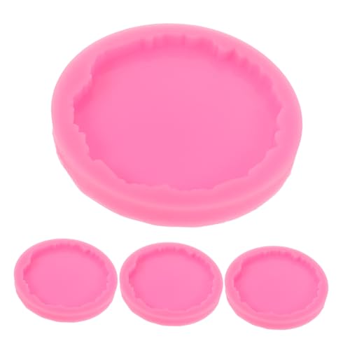 SEWACC 4 Stück Unregelmäßige Runde Silikonform Epoxidharz Untersetzer DIY Basteln Rosa Coaster Mold für Blumendekor Vielseitig für Soziale Events und Stilvolle Heimdekoration SEWACC 4 Stück Unregelmäßige Runde Silikonform Epoxidharz Untersetzer DIY Basteln Rosa Coaster Mold für Blumendekor Vielseitig für Soziale Events und Stilvolle Heimdekoration von SEWACC