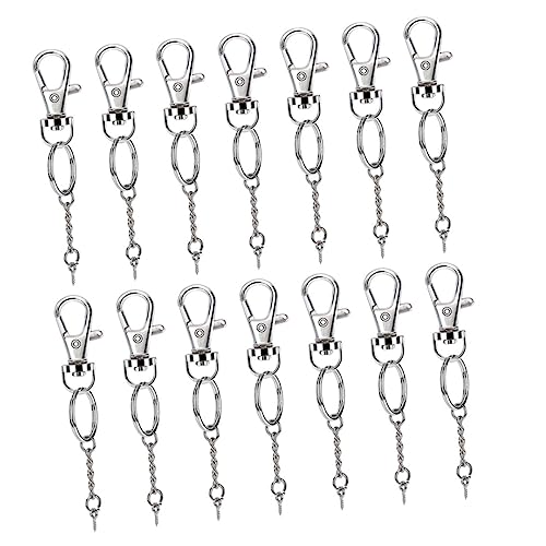 SEWACC 40 Sätze Teiliges Schlüsselring Set aus Langlebiger Legierung mit Drehkarabinern und Schlüsselringen DIY Schlüsselanhänger Zubehör für Bastelprojekte Robust und Umweltfreundlich SEWACC 40 Sätze Teiliges Schlüsselring Set aus Langlebiger Legierung mit Drehkarabinern und Schlüsselringen DIY Schlüsselanhänger Zubehör für Bastelprojekte Robust und Umweltfreundlich von SEWACC
