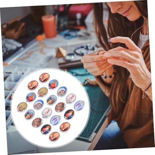 SEWACC 40 Stck. Teiliges Religiöse Schmuckanhänger aus Legierung mit Vielseitige Charms für Halsketten und Armbänder DIY Zubehör für Schmuckherstellung und Erstkommunion Geschenkidee von SEWACC