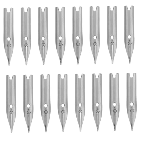 SEWACC 40 Stück Dip Pen Hochpräzise Kalligraphie Feder für Füllfederhalter Ersatzspitzen für Büro und Kreatives Schreiben Langlebige Metallspitzen für Zeichnungen und Unterschriften von SEWACC