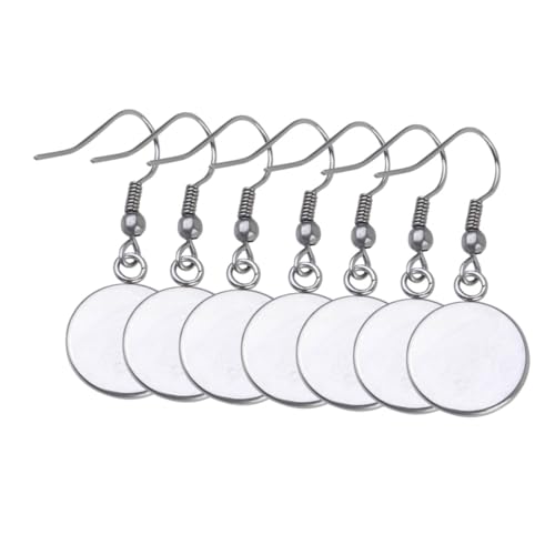 SEWACC 40 Stück Edelstahl Ohrhaken Rundform DIY Ohrstecker Schmuckzubehör für Eardrop Basteln Leicht Langlebig Elegant Geeignet für Party an Frauen Mutter Freundin von SEWACC