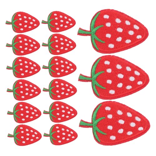 SEWACC 40 Stück Erdbeer Aufnäher Bestickt Bügel und Nähapplikationen Süße Rote Früchte zum Verzieren von Kleidung Taschen Hüten Schuhen Stabile DIY Stoffpatches SEWACC 40 Stück Erdbeer Aufnäher Bestickt Bügel und Nähapplikationen Süße Rote Früchte zum Verzieren von Kleidung Taschen Hüten Schuhen Stabile DIY Stoffpatches von SEWACC